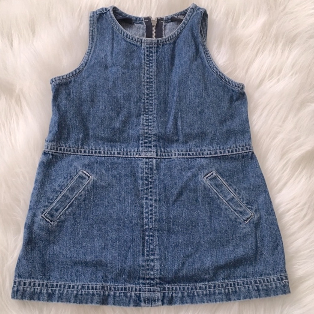Gap Kids Denim Sleeveless Dress
